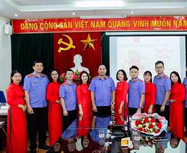 Viện KSND huyện Quốc Oai chào mừng ngày thành lập Hội liên hiệp Phụ nữ Việt Nam